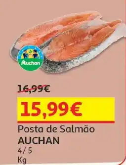 Auchan Posta de salmão auchan promoção