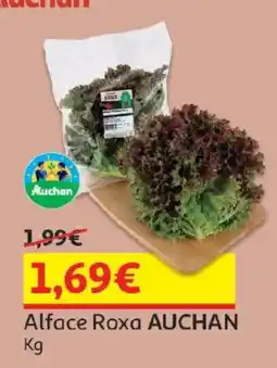 Auchan Alface Roxa Auchan promoção