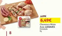 Auchan Churrasco Misto Aves LUSIAVES promoção