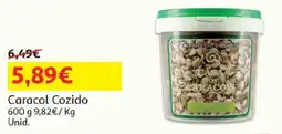 Auchan Casa dos caracois caracol cozido promoção