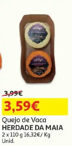Auchan Queijo de Vaca Herdade da Maia promoção