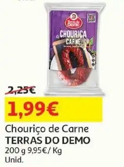 Auchan Chouriço de Carne Terras do Demo promoção