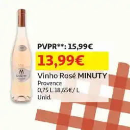 Auchan vinho rosé minuty promoção