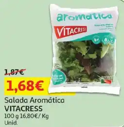 Auchan Salada Aromática Vitacress promoção