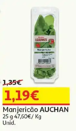 Auchan Manjericão auchan promoção