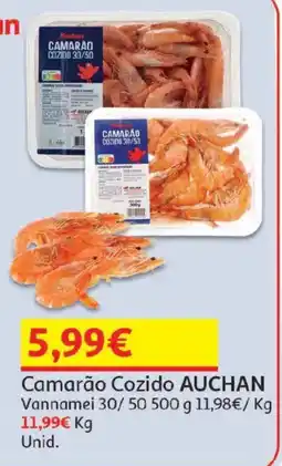 Auchan Camarão cozido auchan promoção