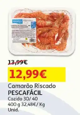 Auchan Camarão riscado pescafácil promoção