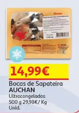 Auchan Bocas de Sapateira Auchan promoção