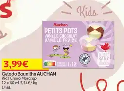 Auchan Gelado Baunilha AUCHAN Kids Choco Morango promoção