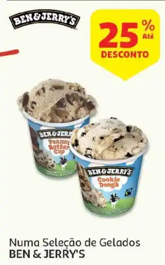Auchan Numa Seleção de Gelados Ben & Jerry's promoção