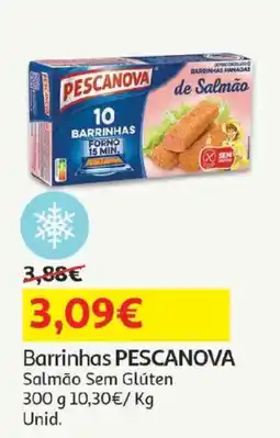 Auchan Barrinhas Pescanova Salmão Sem Glúten promoção