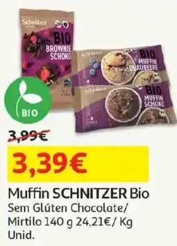 Auchan Muffin schnitzer bio promoção