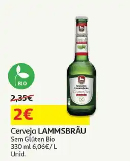 Auchan Cerveja Lammsbräu Sem Glúten Bio promoção