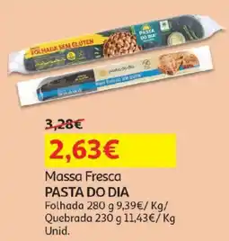 Auchan Massa fresca pasta do dia promoção