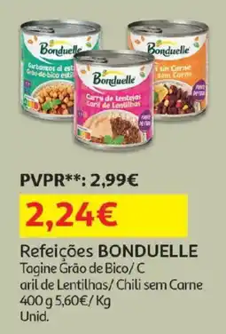 Auchan Refeições bonduelle promoção