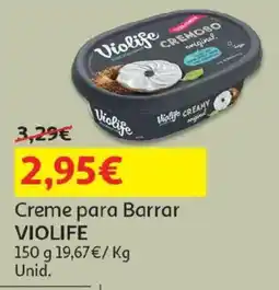 Auchan Creme para Barrar Violife promoção