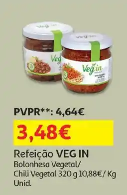 Auchan Refeição veg in promoção