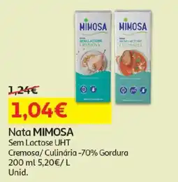 Auchan Nata mimosa promoção
