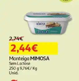 Auchan Manteiga mimosa sem lactose promoção