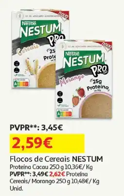 Auchan Flocos de Cereais NESTUM promoção