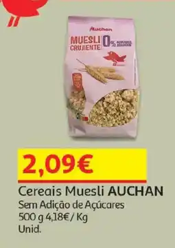 Auchan Cereais Muesli AUCHAN promoção