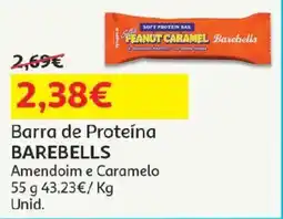 Auchan Barra de Proteína Barebells promoção
