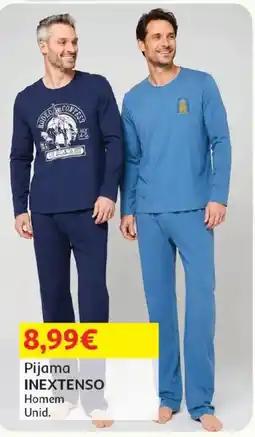 Auchan Pijama inextenso homem promoção