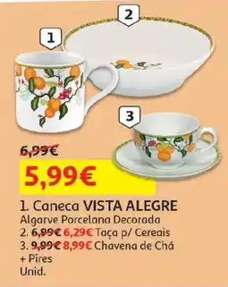 Auchan Caneca vista alegre algarve porcelana decorada promoção