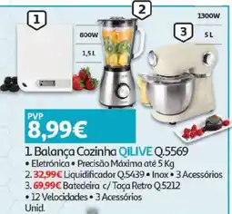 Auchan Balança Cozinha Qilive Q.5569 promoção
