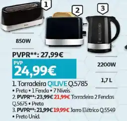 Auchan Torradeira qilive q.5785 promoção