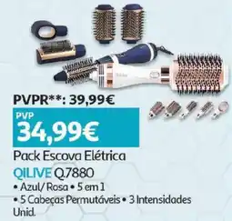 Auchan Pack escova elétrica qilive q.7880 promoção