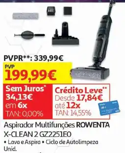 Auchan Aspirador Multifunções rowenta x-clean 2 gz2251eo promoção