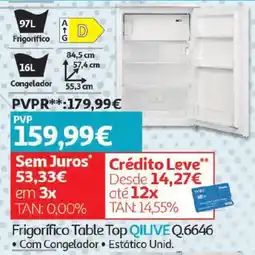 Auchan Frigorífico Table Top Qilive Q.6646 promoção