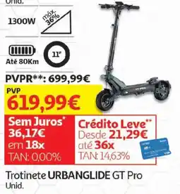 Auchan Trotinete URBANGLIDE GT Pro Unid. promoção