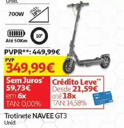 Auchan Trotinete NAVEE GT3 promoção