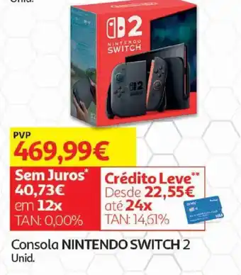 Auchan Console nintendo switch 2 promoção