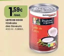 Intermarché Leite de coco itinéraire des saveurs promoção