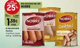 Intermarché 8 salsichas nobre promoção