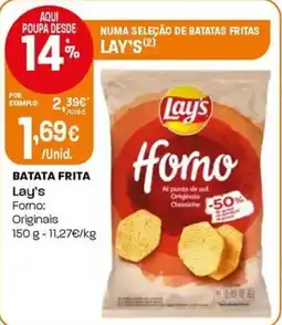 Intermarché Batata frita lay's fomo: originais promoção
