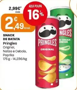 Intermarché Snack de batata pringles original, promoção
