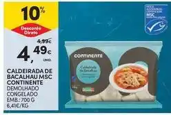 Continente Bom dia Continente - caldeirada de bacalhau msc promoção