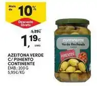 Continente Bom dia Continente - azeitona verde c/ pimento promoção