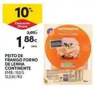 Continente Bom dia Continente - peito de frango forno de lenha promoção