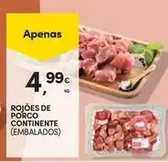 Continente Bom dia Continente - rojoes de porco promoção