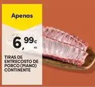 Continente Bom dia Continente - tiras de entrecosto de porco (piano) promoção