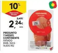 Continente Bom dia Continente - presunto 7 meses promoção