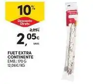 Continente Bom dia Continente - fuet extra promoção
