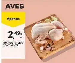 Continente Bom dia Continente - frango inteiro promoção