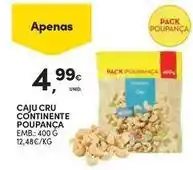 Continente Bom dia Continente - caju cru promoção