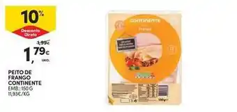 Continente Bom dia Continente - peito de frango promoção